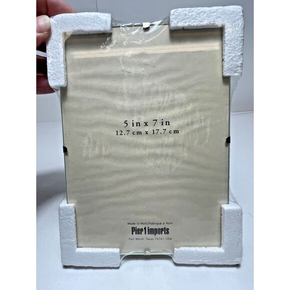 Pier 1 FRAMELESS w/Clips Minimalist Picture Frame 5x7" - Picture 1 of 3